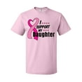 thumbnail image 1 of Inktastic Breast Cancer Awareness I Support My Daughter Pink Ribbon T-Shirt, 1 of 5