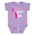 thumbnail image 1 of Inktastic Breast Cancer Awareness I Support My Gigi with Pink Ribbon Boys or Girls Baby Bodysuit, 1 of 5