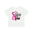 thumbnail image 1 of Inktastic Breast Cancer Awareness I Support My Gigi with Pink Ribbon Boys or Girls Baby T-Shirt, 1 of 5
