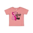 thumbnail image 1 of Inktastic Breast Cancer Awareness I Support My Gigi with Pink Ribbon Boys or Girls Baby T-Shirt, 1 of 5