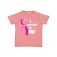 thumbnail image 1 of Inktastic Breast Cancer Awareness I Support My Gigi with Pink Ribbon Boys or Girls Toddler T-Shirt, 1 of 5