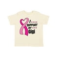thumbnail image 1 of Inktastic Breast Cancer Awareness I Support My Gigi with Pink Ribbon Boys or Girls Toddler T-Shirt, 1 of 5