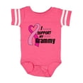 thumbnail image 1 of Inktastic Breast Cancer Awareness I Support My Grammy with Pink Ribbon Boys or Girls Baby Bodysuit, 1 of 5