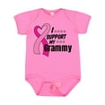 thumbnail image 1 of Inktastic Breast Cancer Awareness I Support My Grammy with Pink Ribbon Boys or Girls Baby Bodysuit, 1 of 5