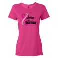 thumbnail image 1 of Inktastic Breast Cancer Awareness I Support My Grammy with Pink Ribbon Women's T-Shirt, 1 of 5