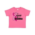 thumbnail image 1 of Inktastic Breast Cancer Awareness I Support My Grandma Pink Ribbon Boys or Girls Baby T-Shirt, 1 of 5