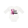 thumbnail image 1 of Inktastic Breast Cancer Awareness I Support My Grandma Pink Ribbon Boys or Girls Long Sleeve Baby Bodysuit, 1 of 5
