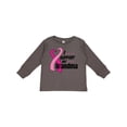 thumbnail image 1 of Inktastic Breast Cancer Awareness I Support My Grandma Pink Ribbon Boys or Girls Long Sleeve Toddler T-Shirt, 1 of 5