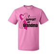 thumbnail image 1 of Inktastic Breast Cancer Awareness I Support My Grandma Pink Ribbon T-Shirt, 1 of 5