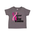 thumbnail image 1 of Inktastic Breast Cancer Awareness I Support My Great Grandma Boys or Girls Toddler T-Shirt, 1 of 5