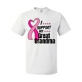 thumbnail image 1 of Inktastic Breast Cancer Awareness I Support My Great Grandma T-Shirt, 1 of 5