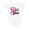 thumbnail image 1 of Inktastic Breast Cancer Awareness I Support My Mom with Pink Ribbon Boys or Girls Baby Bodysuit, 1 of 5