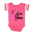 thumbnail image 1 of Inktastic Breast Cancer Awareness I Support My Mom with Pink Ribbon Boys or Girls Baby Bodysuit, 1 of 5