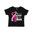 thumbnail image 1 of Inktastic Breast Cancer Awareness I Support My Mom with Pink Ribbon Boys or Girls Toddler T-Shirt, 1 of 5