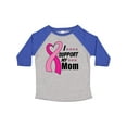 thumbnail image 1 of Inktastic Breast Cancer Awareness I Support My Mom with Pink Ribbon Boys or Girls Toddler T-Shirt, 1 of 5