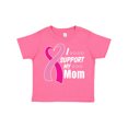 thumbnail image 1 of Inktastic Breast Cancer Awareness I Support My Mom with Pink Ribbon Boys or Girls Toddler T-Shirt, 1 of 5