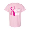 thumbnail image 1 of Inktastic Breast Cancer Awareness I Support My Wife with Pink Ribbon T-Shirt, 1 of 5