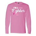 thumbnail image 1 of Inktastic Breast Cancer Awareness I'm a Fighter Long Sleeve T-Shirt, 1 of 5