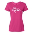 thumbnail image 1 of Inktastic Breast Cancer Awareness I'm a Fighter Women's T-Shirt, 1 of 5