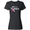 thumbnail image 1 of Inktastic Breast Cancer Awareness I'm a Fighter Women's T-Shirt, 1 of 5