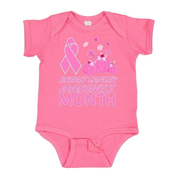 Inktastic Breast Cancer Awareness Month- October Boys or Girls Baby Bodysuit