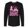 thumbnail image 1 of Inktastic Breast Cancer Awareness Month- October Long Sleeve T-Shirt, 1 of 5
