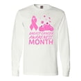 thumbnail image 1 of Inktastic Breast Cancer Awareness Month- October Long Sleeve T-Shirt, 1 of 5