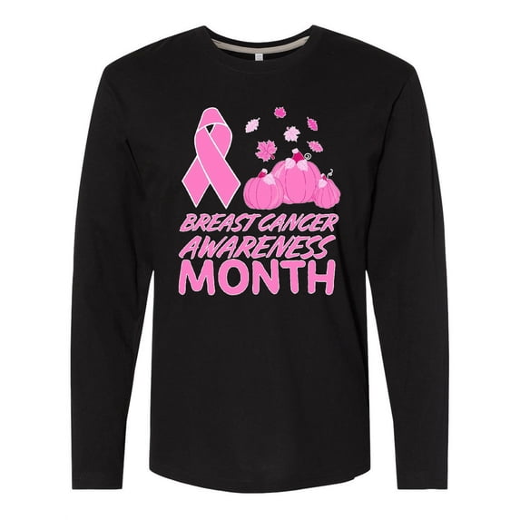 Inktastic Breast Cancer Awareness Month- October Long Sleeve T-Shirt