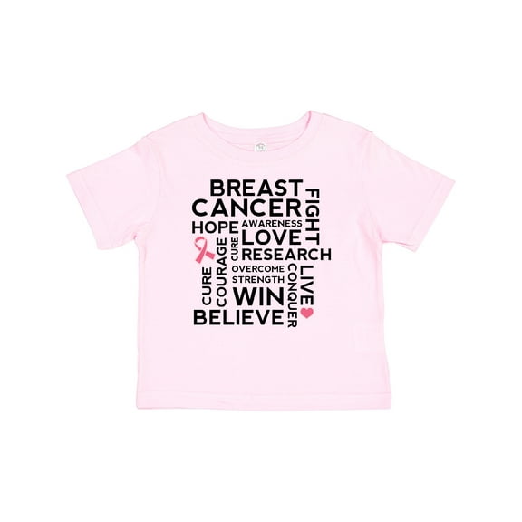 Inktastic Breast Cancer Awareness Month Saying Boys or Girls Baby T-Shirt