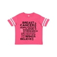 thumbnail image 1 of Inktastic Breast Cancer Awareness Month Saying Boys or Girls Toddler T-Shirt, 1 of 5