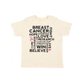 thumbnail image 1 of Inktastic Breast Cancer Awareness Month Saying Boys or Girls Toddler T-Shirt, 1 of 5