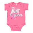 thumbnail image 1 of Inktastic Breast Cancer Awareness My Aunt is a Fighter Boys or Girls Baby Bodysuit, 1 of 5