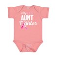 thumbnail image 1 of Inktastic Breast Cancer Awareness My Aunt is a Fighter Boys or Girls Baby Bodysuit, 1 of 5