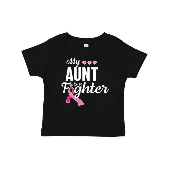 Inktastic Breast Cancer Awareness My Aunt is a Fighter Boys or Girls Baby T-Shirt