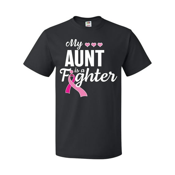 Inktastic Breast Cancer Awareness My Aunt is a Fighter T-Shirt