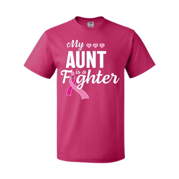 Inktastic Breast Cancer Awareness My Aunt is a Fighter T-Shirt