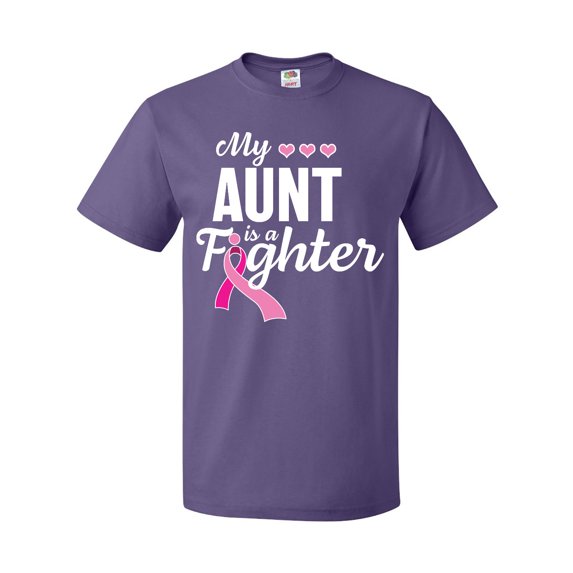 Inktastic Breast Cancer Awareness My Aunt is a Fighter T-Shirt