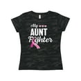 thumbnail image 1 of Inktastic Breast Cancer Awareness My Aunt is a Fighter Women's T-Shirt, 1 of 5