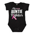 thumbnail image 1 of Inktastic Breast Cancer Awareness My Auntie is a Fighter Boys or Girls Baby Bodysuit, 1 of 5