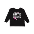 thumbnail image 1 of Inktastic Breast Cancer Awareness My Auntie is a Fighter Boys or Girls Long Sleeve Toddler T-Shirt, 1 of 5