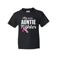 thumbnail image 1 of Inktastic Breast Cancer Awareness My Auntie is a Fighter Youth T-Shirt, 1 of 5