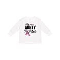 thumbnail image 1 of Inktastic Breast Cancer Awareness My Aunty is a Fighter Boys or Girls Long Sleeve Toddler T-Shirt, 1 of 5