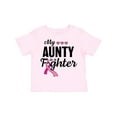 thumbnail image 1 of Inktastic Breast Cancer Awareness My Aunty is a Fighter Boys or Girls Toddler T-Shirt, 1 of 5