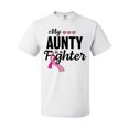 thumbnail image 1 of Inktastic Breast Cancer Awareness My Aunty is a Fighter T-Shirt, 1 of 5