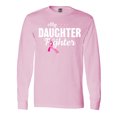 thumbnail image 1 of Inktastic Breast Cancer Awareness My Daughter is a Fighter Long Sleeve T-Shirt, 1 of 5