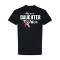 thumbnail image 1 of Inktastic Breast Cancer Awareness My Daughter is a Fighter T-Shirt, 1 of 5