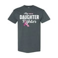 thumbnail image 1 of Inktastic Breast Cancer Awareness My Daughter is a Fighter T-Shirt, 1 of 5