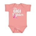 thumbnail image 1 of Inktastic Breast Cancer Awareness My Gigi is a Fighter Boys or Girls Baby Bodysuit, 1 of 5