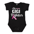 thumbnail image 1 of Inktastic Breast Cancer Awareness My Gigi is a Fighter Boys or Girls Baby Bodysuit, 1 of 5
