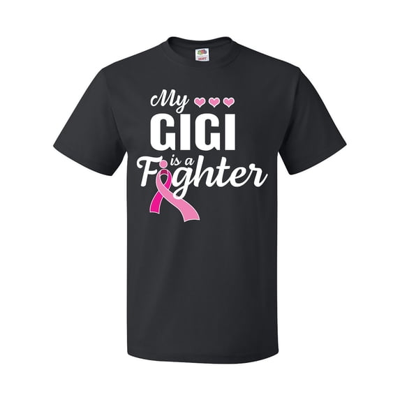 Inktastic Breast Cancer Awareness My Gigi is a Fighter T-Shirt